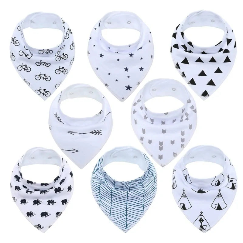 Comfortable Baby Feeding Bibs - 100% organic cotton