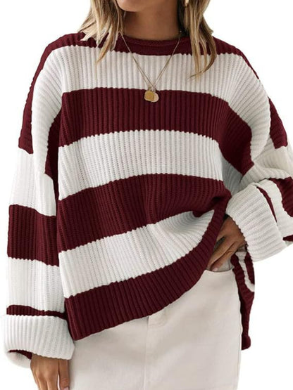 Round Neck Long Sleeve Sweater