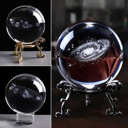 3D Solar System Crystal Sphere