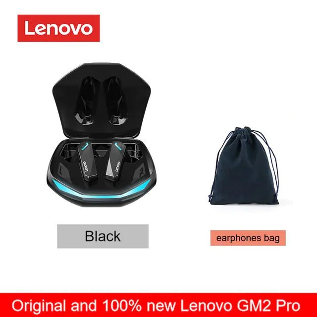 Original Lenovo GM2 PRO Gaming Bluetooth Wireless Earbuds