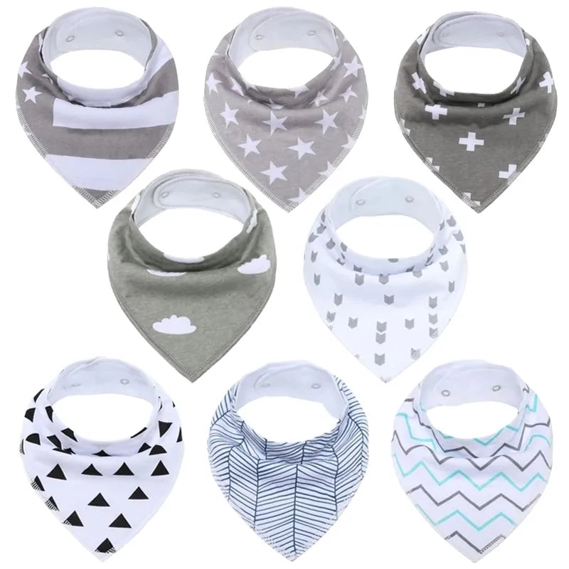 Comfortable Baby Feeding Bibs - 100% organic cotton