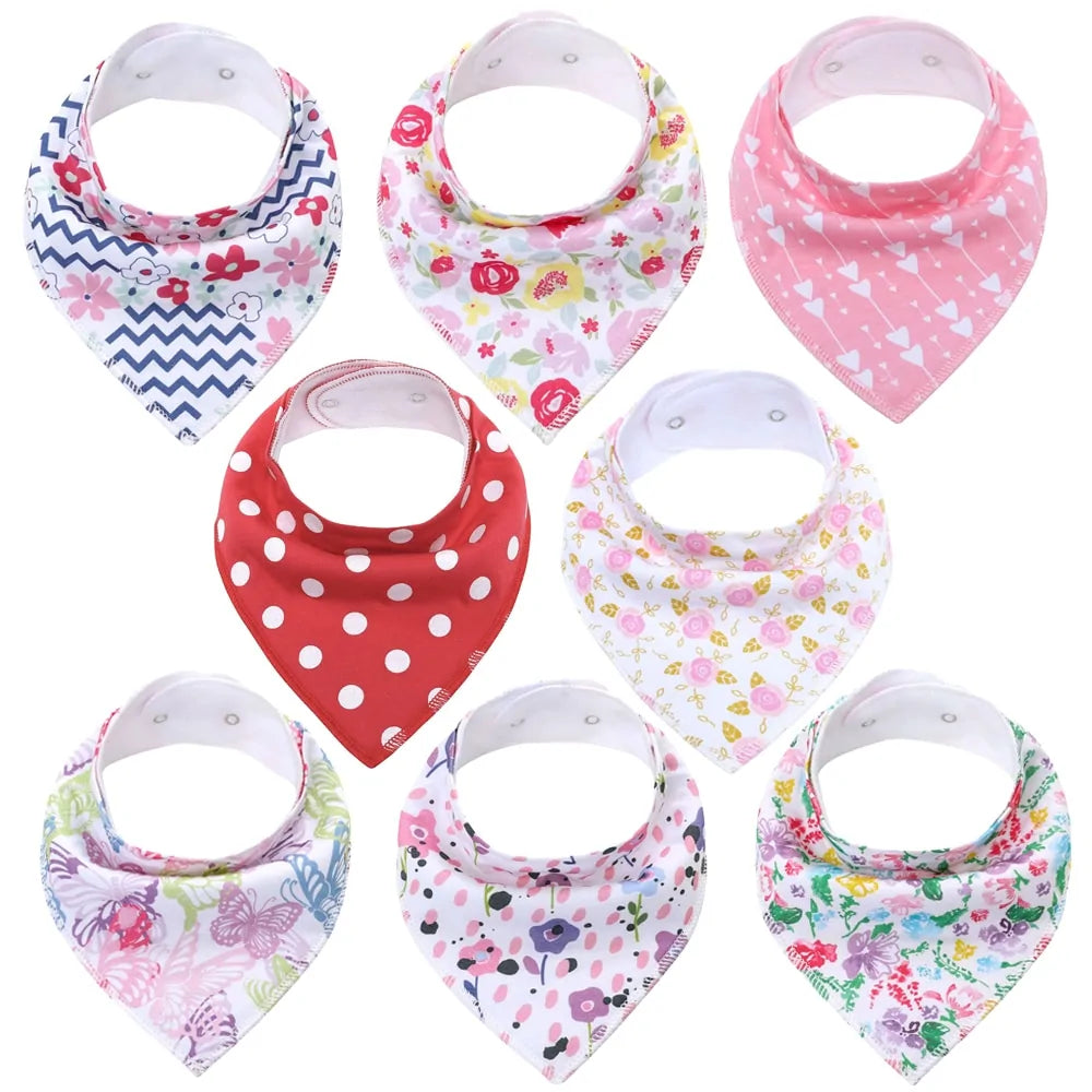 Comfortable Baby Feeding Bibs - 100% organic cotton