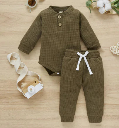 Toddler Long Sleeve Romper Set