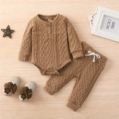 Toddler Long Sleeve Romper Set