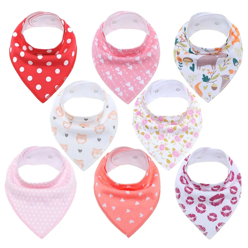 Comfortable Baby Feeding Bibs - 100% organic cotton