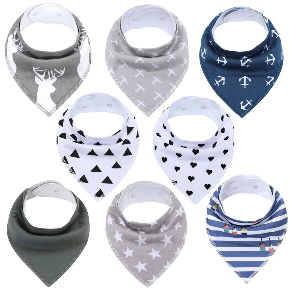 Comfortable Baby Feeding Bibs - 100% organic cotton