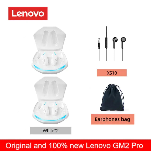 Original Lenovo GM2 PRO Gaming Bluetooth Wireless Earbuds