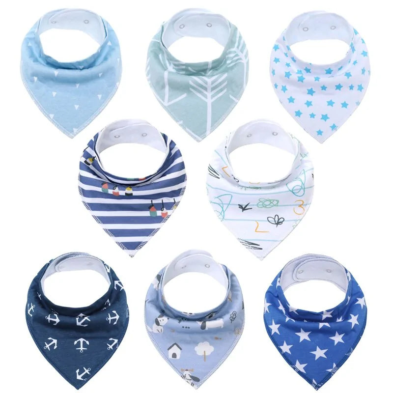 Comfortable Baby Feeding Bibs - 100% organic cotton