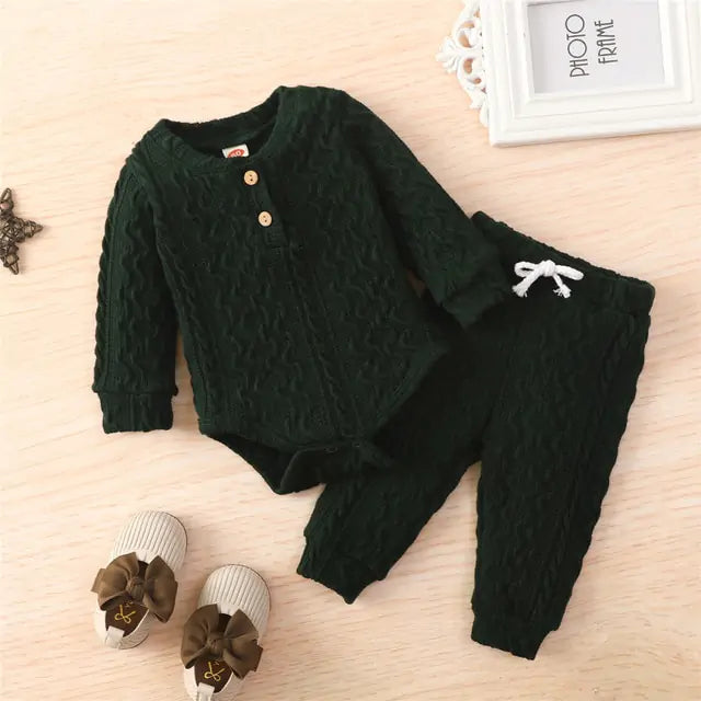 Toddler Long Sleeve Romper Set