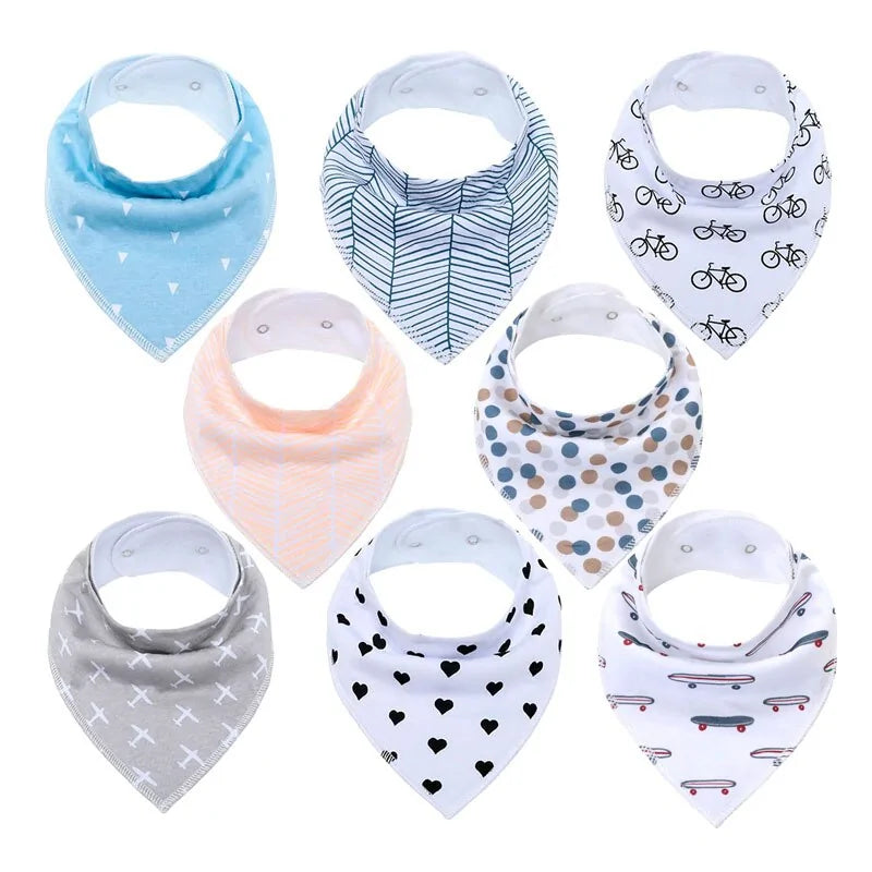 Comfortable Baby Feeding Bibs - 100% organic cotton