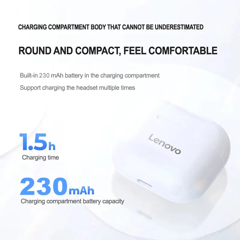 Lenovo LP40 TWS Earphone Bluetooth 5.0