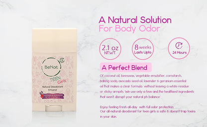 All-Natural Deodorant for Kids & Teens