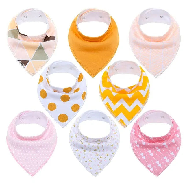 Comfortable Baby Feeding Bibs - 100% organic cotton