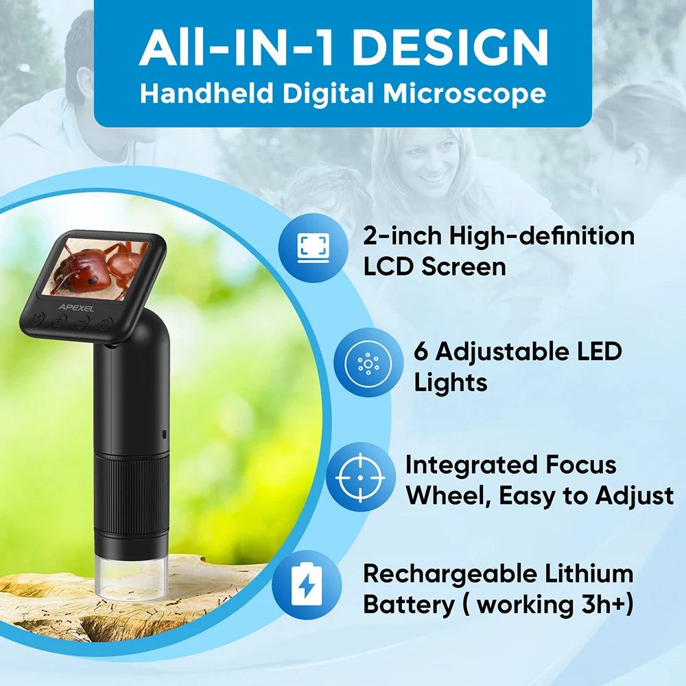 Digital Microscope with LCD Screen