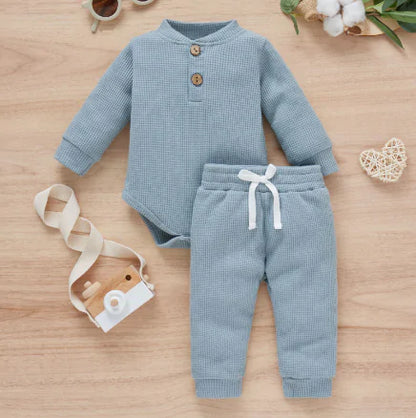 Toddler Long Sleeve Romper Set