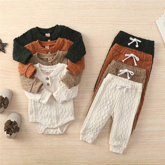 Toddler Long Sleeve Romper Set